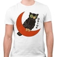 thumbnail image 2 of Vintage Halloween Owl Shirt Unisex 3X-Large White, 2 of 5