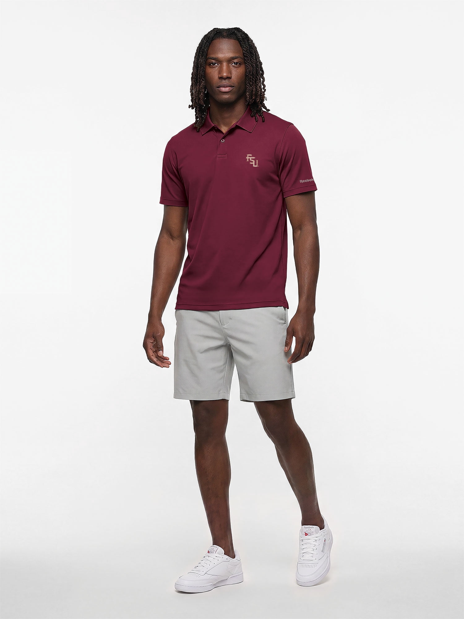 Florida State Seminoles Reebok Mens Short Sleeve Polo Shirt