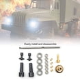 thumbnail image 3 of 1/16 RC Modelo Metal Eje delantero Parte Exquisita La mano de obra mejora la estabilidad de rendimiento Piezas de engranaje del eje delantero del diseño Inevent FN001825-00, 3 of 5