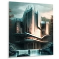 thumbnail image 2 of Designart "Architectural Brilliance Futuristic III" Futuristic Architecture Metal Wall Art Prints, 2 of 5