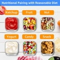 thumbnail image 3 of HLONK 3Pack Stainless Steel Snack Containers 6oz Snack Box Container Leakproof Stainless Steel Snack Cups with Silicone Lids Portable Snack Stackable Freezer Dishwasher Safe for Daycare S, 3 of 11