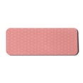 thumbnail image 1 of Rose Computer Mouse Pad, Old Fashioned Symmetrical Classic Polka Dots Pattern in Pastel Colors Simple Retro, Rectangle Non-Slip Rubber Mousepad Large, 31" x 12", Coral and Rose, by Ambesonne, 1 of 2