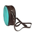thumbnail image 3 of Lsque Turquoise Wooden2 Pattern Shoulder Bag – Microfiber Leather Crossbody with Detachable Strap & Handle Ring, Waterproof & Durable, Elegant Everyday Carry, 3 of 5