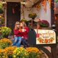 thumbnail image 5 of Thankful Grateful Blessed Fall Pumpkins Mailbox Cover Autumn Waterproof Post Letter Box for Outdoor Garden Yard Decor Standard Size 18 X 21 Inch, 5 of 6