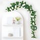 thumbnail image 5 of Guirnalda de flores artificiales con hojas verdes para colgar en interiores y exteriores, para pared, hogar, habitación, jardín, boda, verano, porche, terraza, balcón., 5 of 6