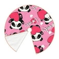 thumbnail image 3 of Kll Panda Heart Valentine Pink Christmas Tree Skirt ,Party Decorations Farmhouse For Christmas Decorations Holiday Party, 3 of 8