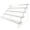 thumbnail image 4 of Acrylic Display Stand Clear Display Riser Rack For Cupcake Candy Dessert Clay Statue Figures Organizer Jewelry Display Shelf, 4 of 10