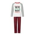 thumbnail image 2 of Family Matching Pajamas Christmas Pjs Set Long Sleeve Tops Xmas Pajamas Pant Cute Family Jammies, 2 of 10