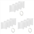 thumbnail image 1 of 12Pcs Trifold Poster Board,21.5x14 Inches Small White Poster Board Comes with Sticky Accessories,Corrugated Presentation, 1 of 5