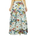 thumbnail image 5 of Indian Phagun Wear Skirt Long Maxi Skirt Beach Wear Cotton Summer Wear, 5 of 5