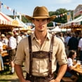 thumbnail image 2 of SRZYMJ Western Cowboy Hat for Men Women Classic Roll Up Fedora Hat, 2 of 7