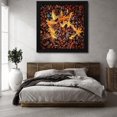 thumbnail image 3 of Jan Bell 26x26 Black Modern Wood Framed Wall Art Titled - Brown Pebbles with Cedar, 3 of 6