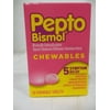 Pepto-Bismol Original Chewables 5 Symptom Relief, Including Upset Stomach and Diarrhea 30 Count Pack of 6