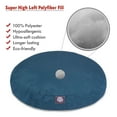 thumbnail image 2 of Majestic Pet Solid Round Dog Bed Treated Polyester Removable Cover Navy Blue Large 42 x 42 x 5, 2 of 5