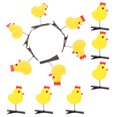 thumbnail image 4 of KAKOWELY 24 pinzas para el pelo de pollito de peluche amarillo, horquillas de animales de Pascua, tocados, accesorios para el cabello para mujeres y niñas, recuerdo de fiesta de primavera, 4 of 5