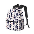 thumbnail image 2 of Haiem Seahorses and Hearts Lightweight Backpack for School, Classic Basic Water Resistant Casual Daypack for Travel with Bottle Side Pockets, 2 of 8