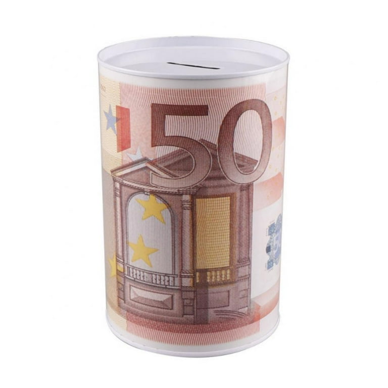 Small 100 Dollars Bill Tin Saving Bank Box / Money Can – R & B Import