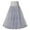 Grey, variant on RUTAYY Women Boneless A Hem Wedding Dress Long Petticoat Tutu Skirt Solid Color Casual Travel Skirts