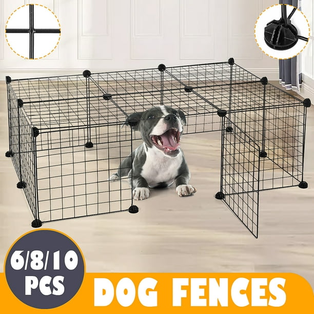 13 78 Dog Fences Foldable Metal Exercise Pen Pet Playpen Puppy Cat Exercise Fence Barrier Playpen Kennel 6 8 10 Pcs Optional Walmart Com Walmart Com