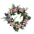 thumbnail image 2 of Kuntesetty Easter Egg Flower Wreath Artificial Flower Garland Artificial Easter Wreaths for B, 2 of 9