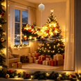 thumbnail image 4 of 1-Pieces Christmas Window Decorations - LED Battery Operated Christmas Lights, Light up Christmas Decorations with Suction Cup for Holiday Decor, B, 4 of 7