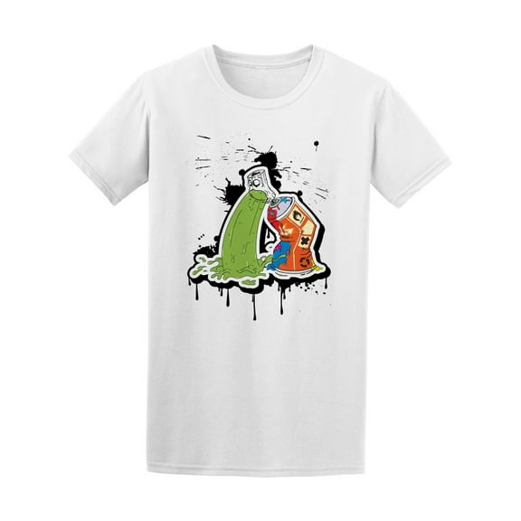 Graffiti Spray Can With Paint T-Shirt Men -Image by Shutterstock, Male 4X-Large