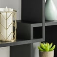 thumbnail image 3 of Danya B. Blocchetto Intersecting Cubes Wall Shelf Unit - Horizontal or Vertical - Black, 3 of 11