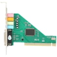 thumbnail image 1 of Tarjeta de sonido Tarjeta de sonido PCI Tarjeta de sonido integrada de escritorio de computadora de 4.1 canales Tarjeta de sonido de alta fidelidad CMI8738 Zhivalor CZDZ-HQ54, 1 of 2