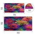 thumbnail image 3 of Leather Keyboard and Mouse Desk Mat Office Desk Accessories Protective Office Desk Decor Desk Pad Mat for Gaming, Work from Home, Office Colorful and Bright Floral Pattern 23.6" x 47.2", 3 of 9