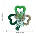thumbnail image 2 of Cheapark Irish Festival Ribbon Bow with Green Polka Dots St Patricks Day Decoration, 2 of 8