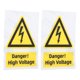 thumbnail image 1 of unbranded 2Ud Pegatina De Advertencia Seguridad Alto Amarillo Para Paneles Y Maquinaria, 1 of 8