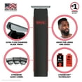 thumbnail image 4 of Wahl Edge Pro Lithium-Ion Rechargeable Battery Beard Trimmer with T-Blade, 17Pc for Men, Black, 9895, 4 of 15
