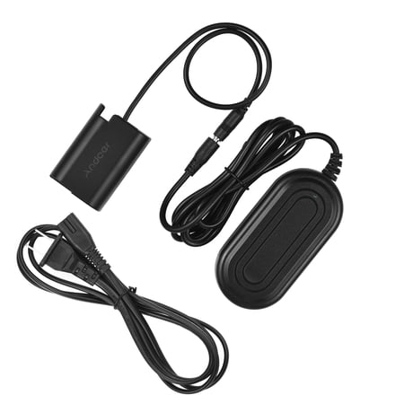 Andoer DMW-DCC17 AC Power Adapter DMW-BLK22 Dummy Battery DC Coupler Kit Accessory Replacement for S5 DC-S5 DC-S5K DC-S5GK GH6 Cameras