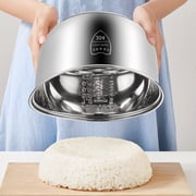 Functional Rice Cooker Replacement Inner Pot 304 Stainless Steel Rice Cooker Inner Bowl 5L
