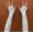 C, variant on Elegant Women's Halloween Hollow Star Mesh Gloves - Perfect Party Accessory