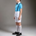 thumbnail image 5 of Pretxorve Kids Boys Short Sleeve Set Solid Collared Shirt Top Lace Suspender Pants Performance Outfits 3-18Y, 5 of 5