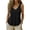 Black, variant on Women's V Neck Shirts Contrast Trim Sleeveless Tank Top Breathable Casual Undershirt for Summer Purple 2XL