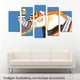 thumbnail image 2 of Cuadro decorativo para Sala, Comedor y Recamara, Elefante Hindú Geométrico, minimalista, moderno, elegante, juego de 5 piezas, 2 of 5