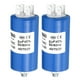 thumbnail image 1 of Capacitor de arranque Uxcell CBB60 5uf, 2 piezas AC 250V 4 pines 50/60Hz con fondo cilíndrico y tornillo 57 x 30mm 8uf, 1 of 5