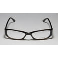 thumbnail image 3 of NEW VERA WANG V094 WOMENS/LADIES DESIGNER FULL-RIM TORTOISE POPULAR DESIGN MODERN GENUINE FRAME DEMO LENSES 51-15-134 FLEXIBLE HINGES EYEGLASSES/SPECTACLES, 3 of 9