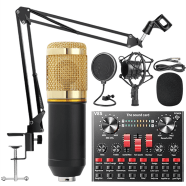 USB Gaming Microphone Streaming Podcast PC Microphone Condenser Mic Kit ...
