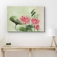 thumbnail image 3 of wall26 Canvas Print Wall Art Retro Vintage Watercolor Pink Lotus Flowers Floral Botanical Illustrations Modern Art Rustic Scenic Colorful Multicolor for Living Room, Bedroom, Office - 16"x24&quo, 3 of 5