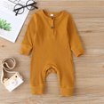 thumbnail image 2 of PatPat Baby's Cotton Knitted Style Solid Cardigan Long-sleeve Jumpsuit, 2 of 7