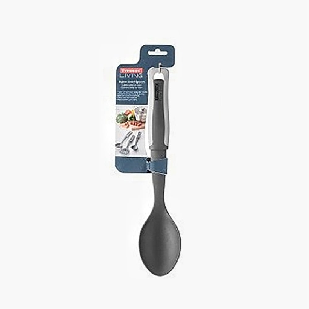 Download Your Choice Kitchen Two Tone Collection Grey Solid Spoon, Soft-grip Nylon Handle With a Durable ...