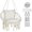 Beige, variant on Macrame Hammock Chair Hanging Swing with 2 Cushions and Hardware Kit for Indoor Outdoor Bedroom Patio Garden - Beige, Max Capacity 330 Lbs