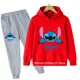 thumbnail image 3 of Conjunto de sudadera con capucha de punto para niñas, conjuntos de manga larga para niños de 3 a 14 años, conjuntos de chándal informal con capucha y pantalones para bebés y niños, 3 of 5