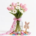 thumbnail image 6 of Cheapark Easter Bunny Egg Satin Ribbon 14.8 Ft Spring Wreath Bow Making Ribbon Gift Wrapping Craft Use Easter Spring Holiday Decoration, 6 of 6