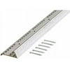 M-D Building Products 78055 1-3/8 In. X 36 In. Silver Aluminum Carpet Gripper w/ Screw Nails