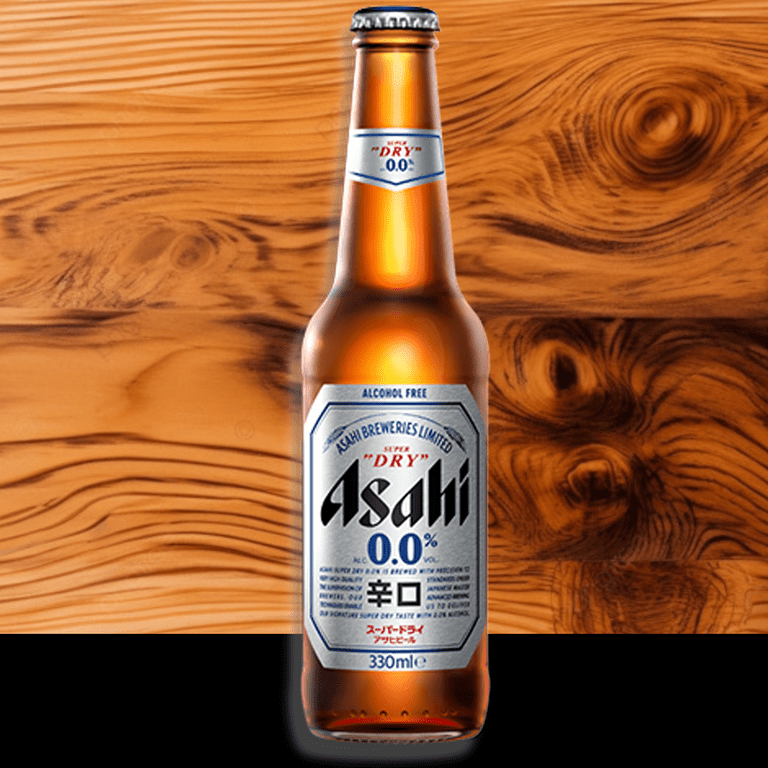 Asahi Super Dry 0.0% Alcohol Free Lager | 12oz Bottles | Zero