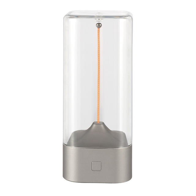 Lámpara de escritorio táctil Billuyoard ABS con sensor táctil Luz LED atenuación tres niveles plateado